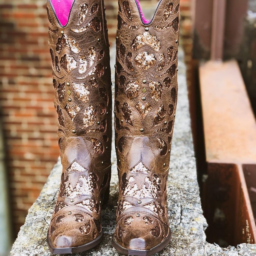 Cowgirl boots - Southern Fried Chics collection